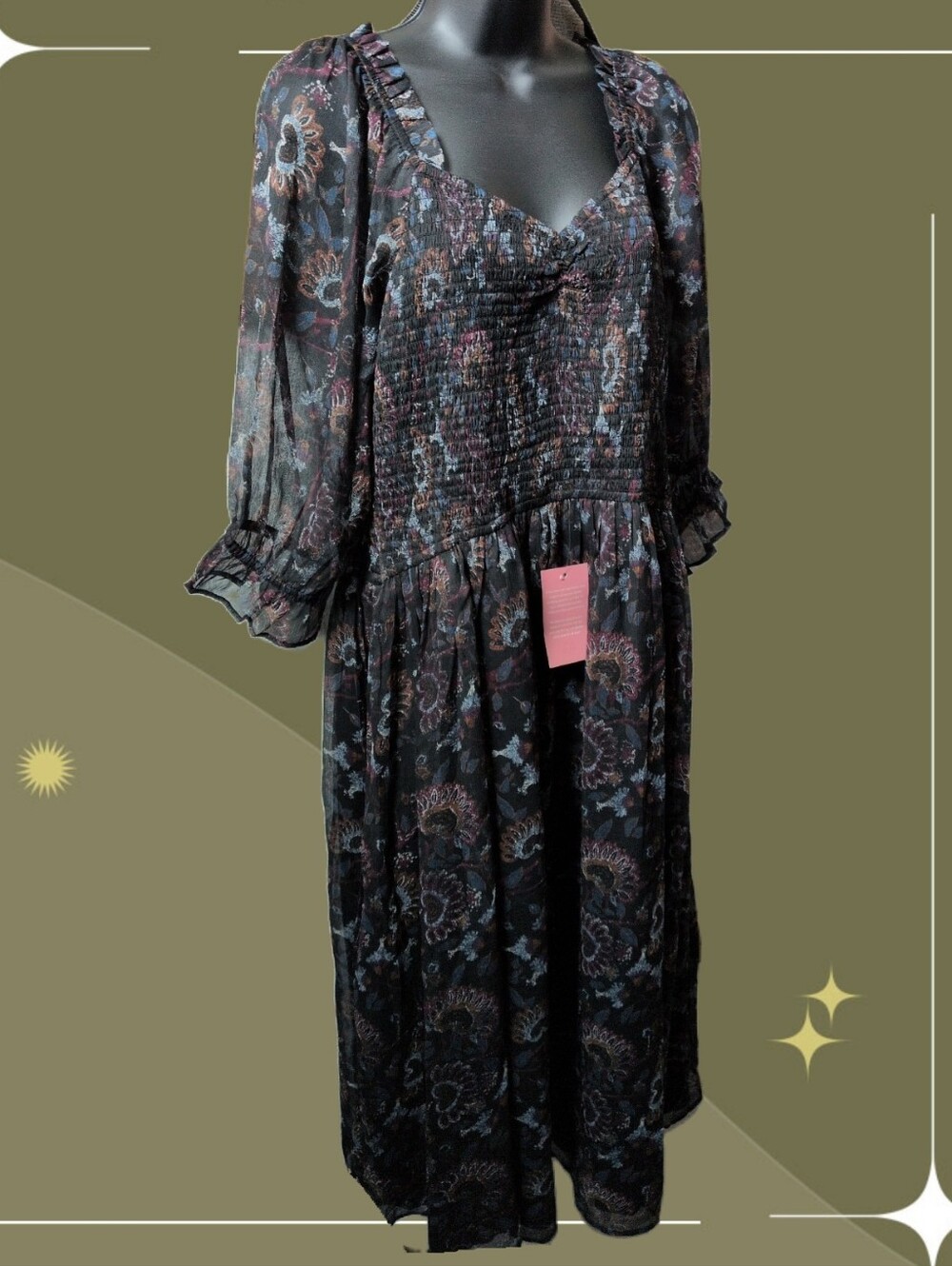 ✨ Nwt Ivy City Co Madison Dress In Enchanted Floral Size L